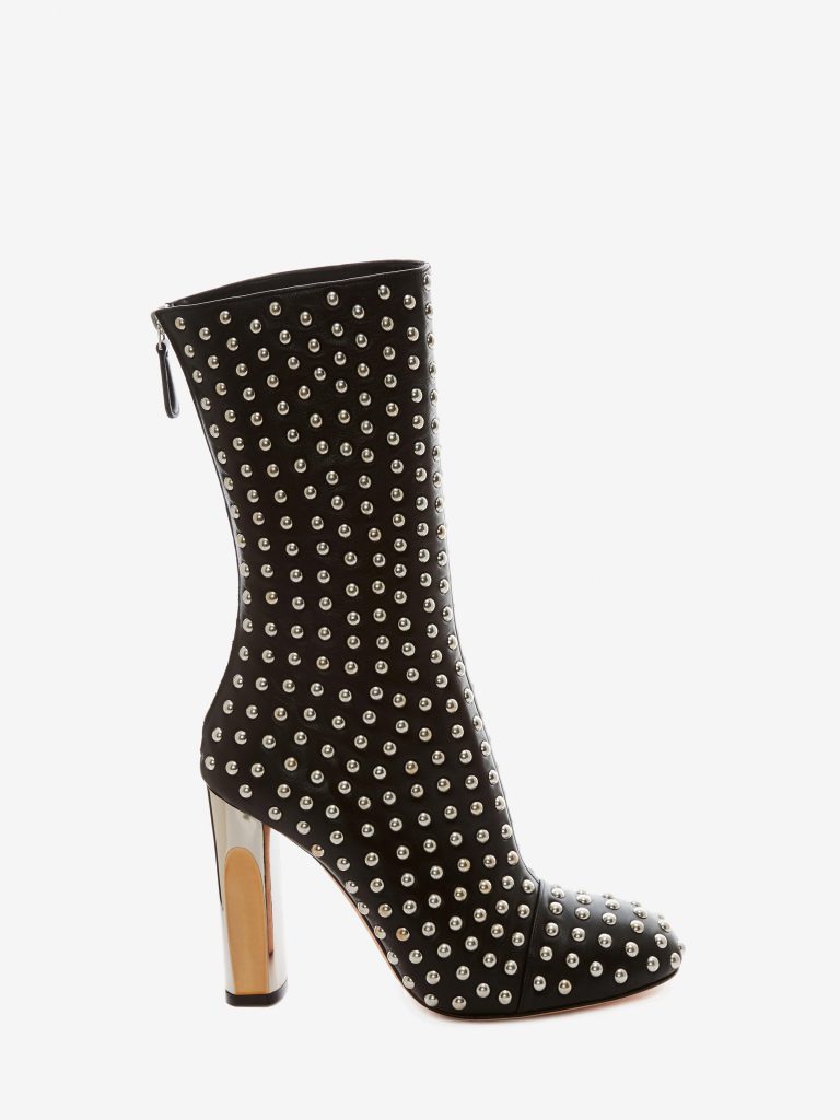 Sculpted Heel Boot - Alexander McQueen Shoes Online Store